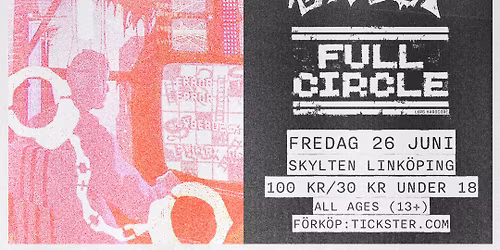 DUNDERJORDEN PRESENTERAR: BOOTLICKER + WHITE COLLAR + BITTER + FULL CIRCLE