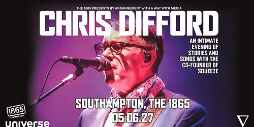 Chris Difford | The 1865 | Southampton | 05.06.27