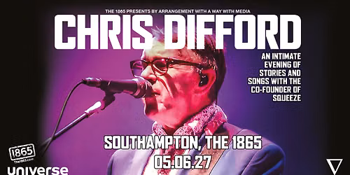 Chris Difford | The 1865 | Southampton | 05.06.27