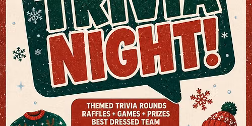 Trivia Night- Christmas In July \ud83c\udf84\u2744\ufe0f