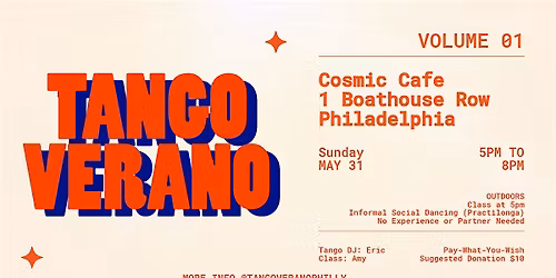 Tango Verano at Cosmic Cafe