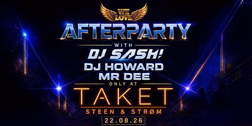 WE LOVE Official Afterparty