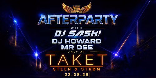 WE LOVE Official Afterparty