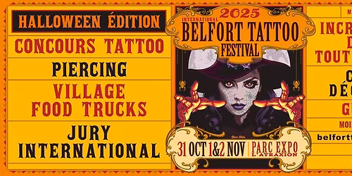 Belfort tattoo festival 2025 (Halloween \u00e9dition)