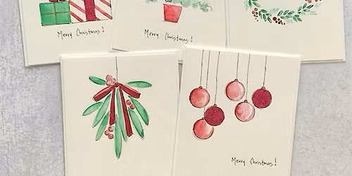 Holiday card making with Arabic food!