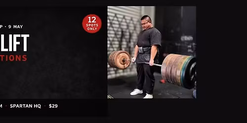 DEADLIFT FOUNDATIONS WORKSHOP -  9TH MAY