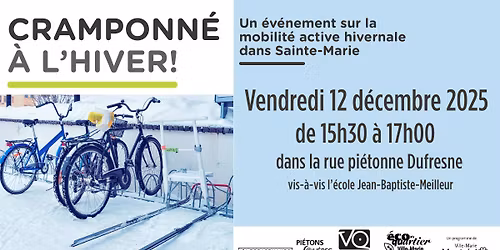 CRAMPONN\u00c9 \u00c0 L'HIVER !