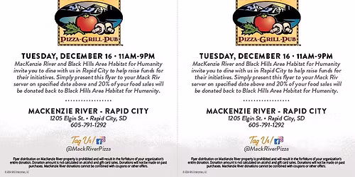 Black Hills Habitat for Humanity Community Night