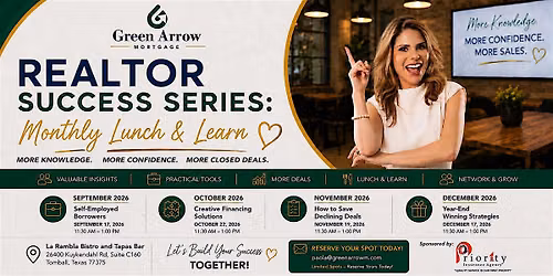 Realtor Success Series: Monthly Lunch & Learn
