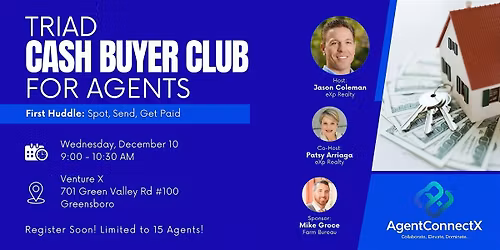 Triad Cash Buyer Club for Agents
