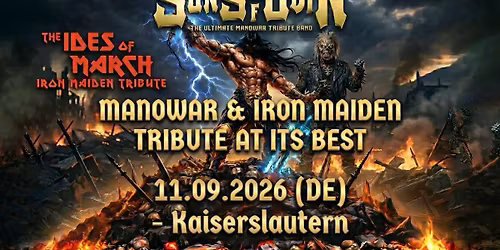 SONS OF ODIN & THE IDES OF MARCH - tributes to MANOWAR & IRON MAIDEN