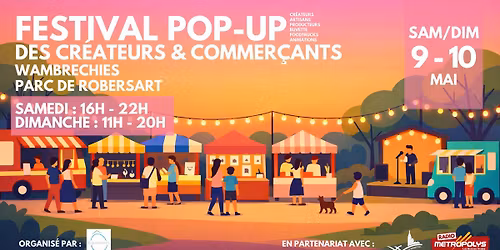 Festival Pop-up des cr\u00e9ateurs et commer\u00e7ants