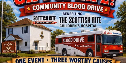 Roanoke #668 masonic blood Drive