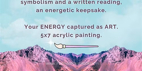 Psychic Reading Painted Portrait - Custom 5x7 Artwork