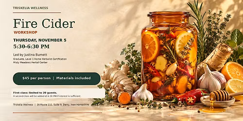 Fire Cider Hands-On WorkShop