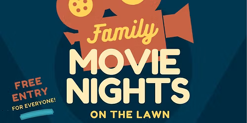 Movie Night on the Back Lawn