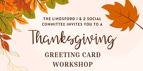 Thanksgiving Greeting Card Workshop