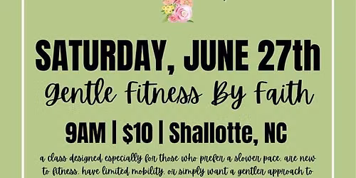 GENTLE Fitness By Faith