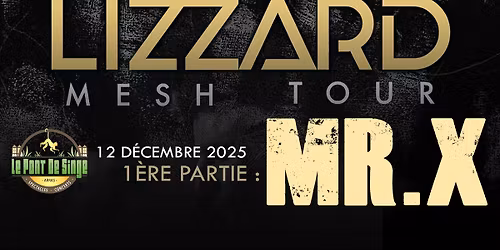 Mr.X + LIZZARD au Pont de Singe ARRAS