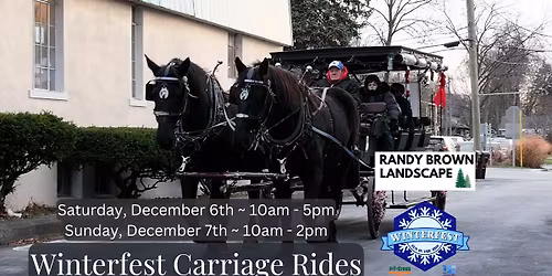 Winterfest Carriage Rides