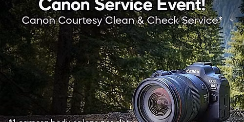 London Drugs & Canon Present Canon Camera & Lens Cleaning Event