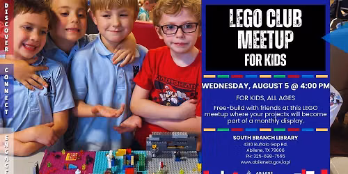 LEGO Club Meetup (South Branch)