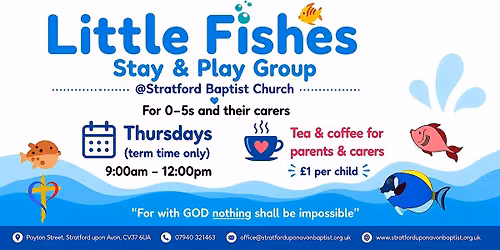 Little Fishes Stay & Play (0\u20135s) Toddler Group
