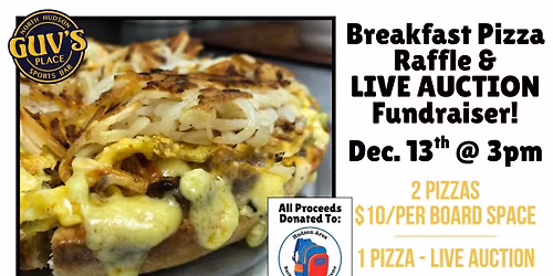 Backpack Fundraiser & BREAKFAST PIZZA!!!!!