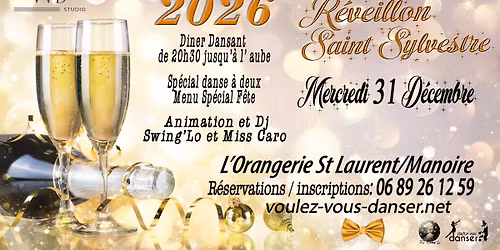 REVEILLON DANSANT ET SON MENU ST SYLVESTRE
