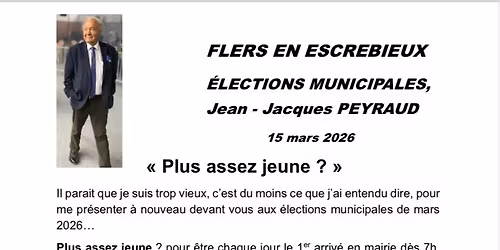 \u00c9lection municipale de Mars 2026