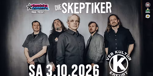 40 Jahre Die SKEPTIKER! | 3.10.26 VEB Kultur im Bandhaus Erfurt