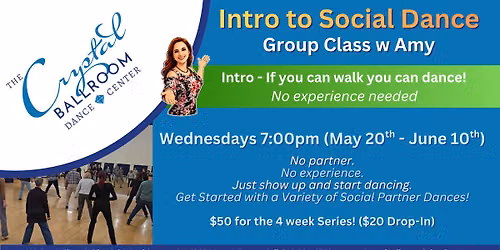 Intro to Social Dance Group Class with Amy