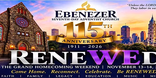 Ebenezer 115h Anniversary
