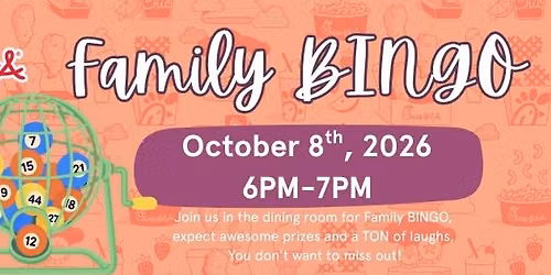 Chick-fil-A Waters Avenue Family BINGO!