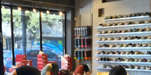 Monday Morning Yoga at Fleet Feet Chico