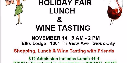 11th Annual Holiday Fair Lunch & Wine Tasting 