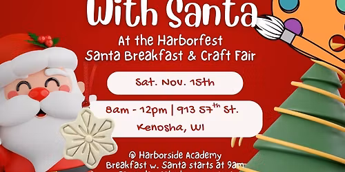 Ornament Painting with Santa at Harborfest Santa Breakfast & Craft Fair