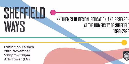 Sheffield Ways Exhibition: Launch Event