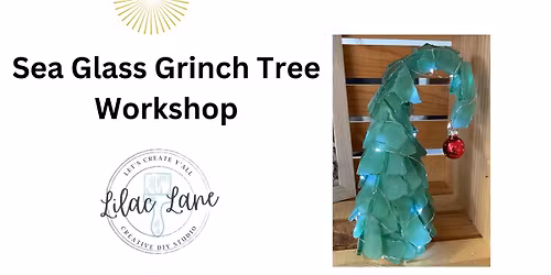 Sea Glass Grinch Tree 