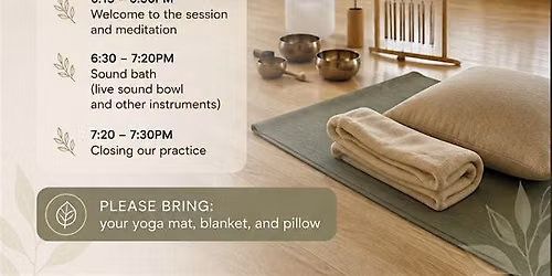 Sound Bath & Guided Meditation Session