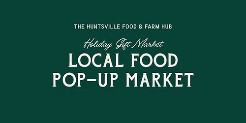 Holiday Pop-Up Market & Final Hub of the Year