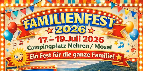 Familienfest Campingplatz Nehren