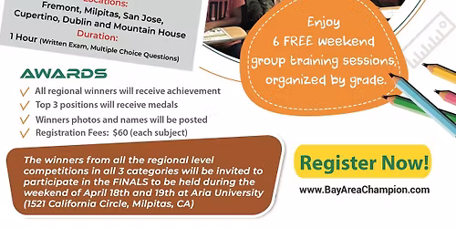Bay Area Champs: Science (Grades 1-6)