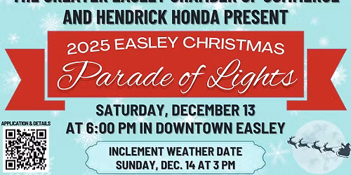 Annual Easley Christmas Parade of Lights