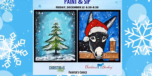 Deck the Halls & Hee-Haws Paint & Sip