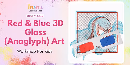 Red & Blue 3D Glass (Anaglyph) Art