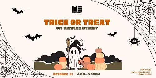 Trick or Treat on Denman Street