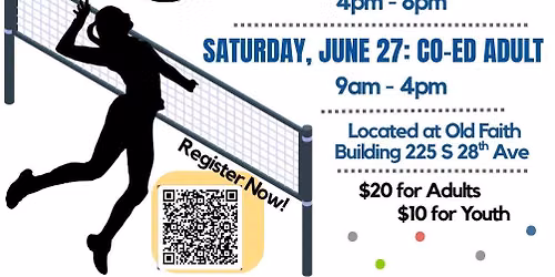 Faith's 4th Annual Grass Volleyball Tournament