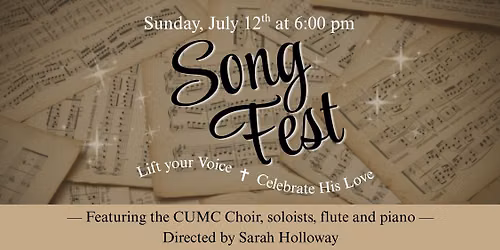 Song Fest 2026 "Then Sings My Soul"