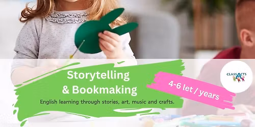 Storytelling & Bookmaking Club for 4-6yo kids